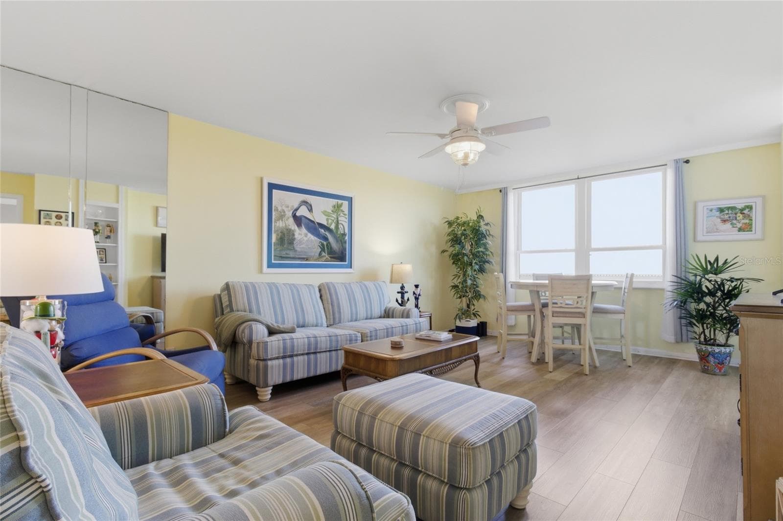 Spacious Living Room & Dining Area - 2616 COVE CAY DR #502, CLEARWATER