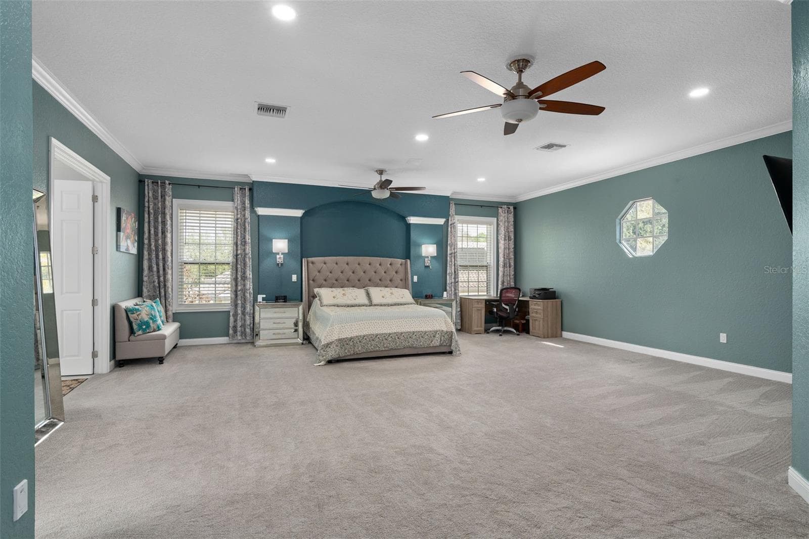 Upstairs Primary Bedroom is massive. easily can make your own personal retreat as well. - 9057 BALMORAL MEWS SQ, WINDERMERE