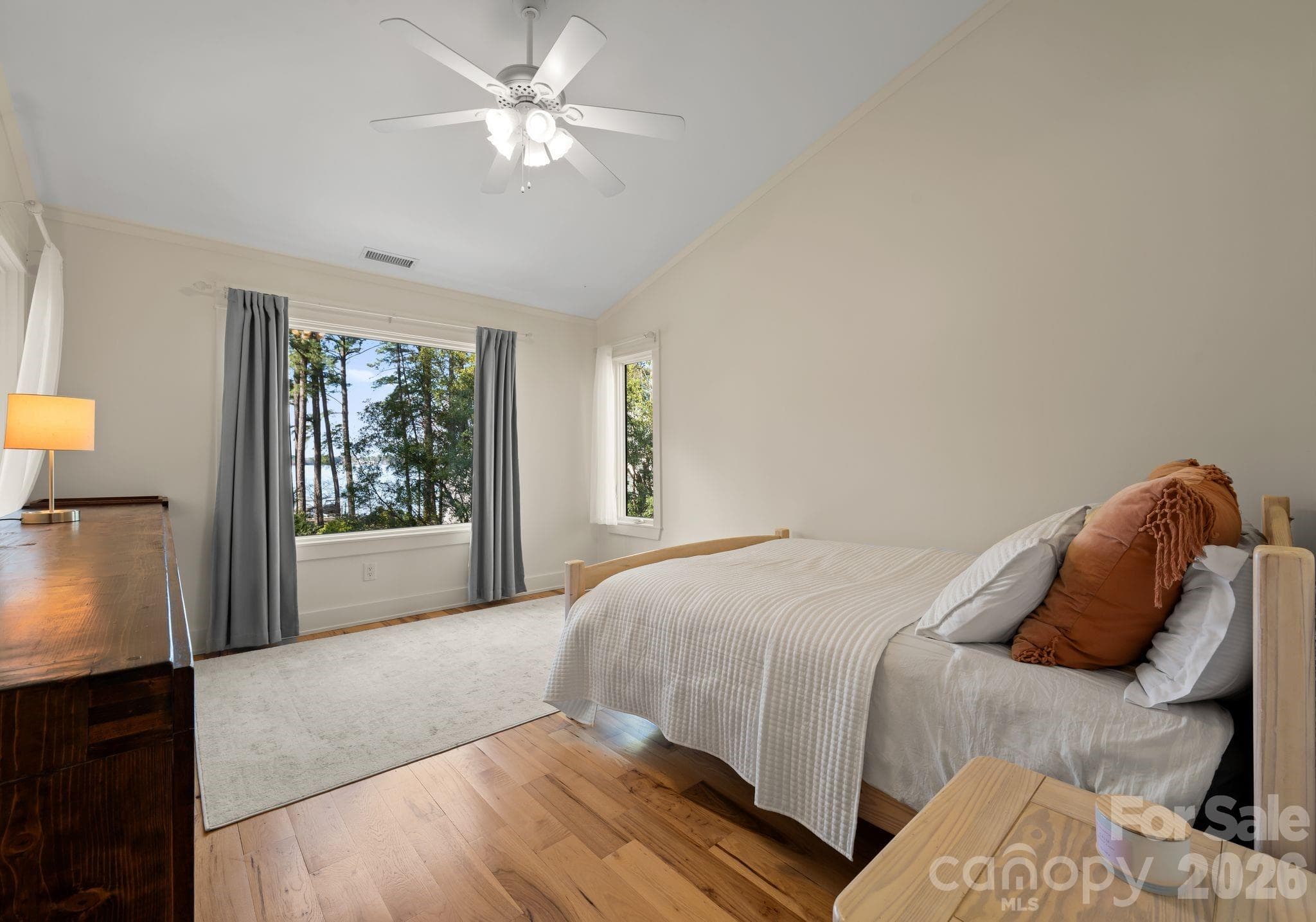 Upstairs Bedroom with Private Ensuite & Lake Views - 16208 Weatherly Way, Huntersville