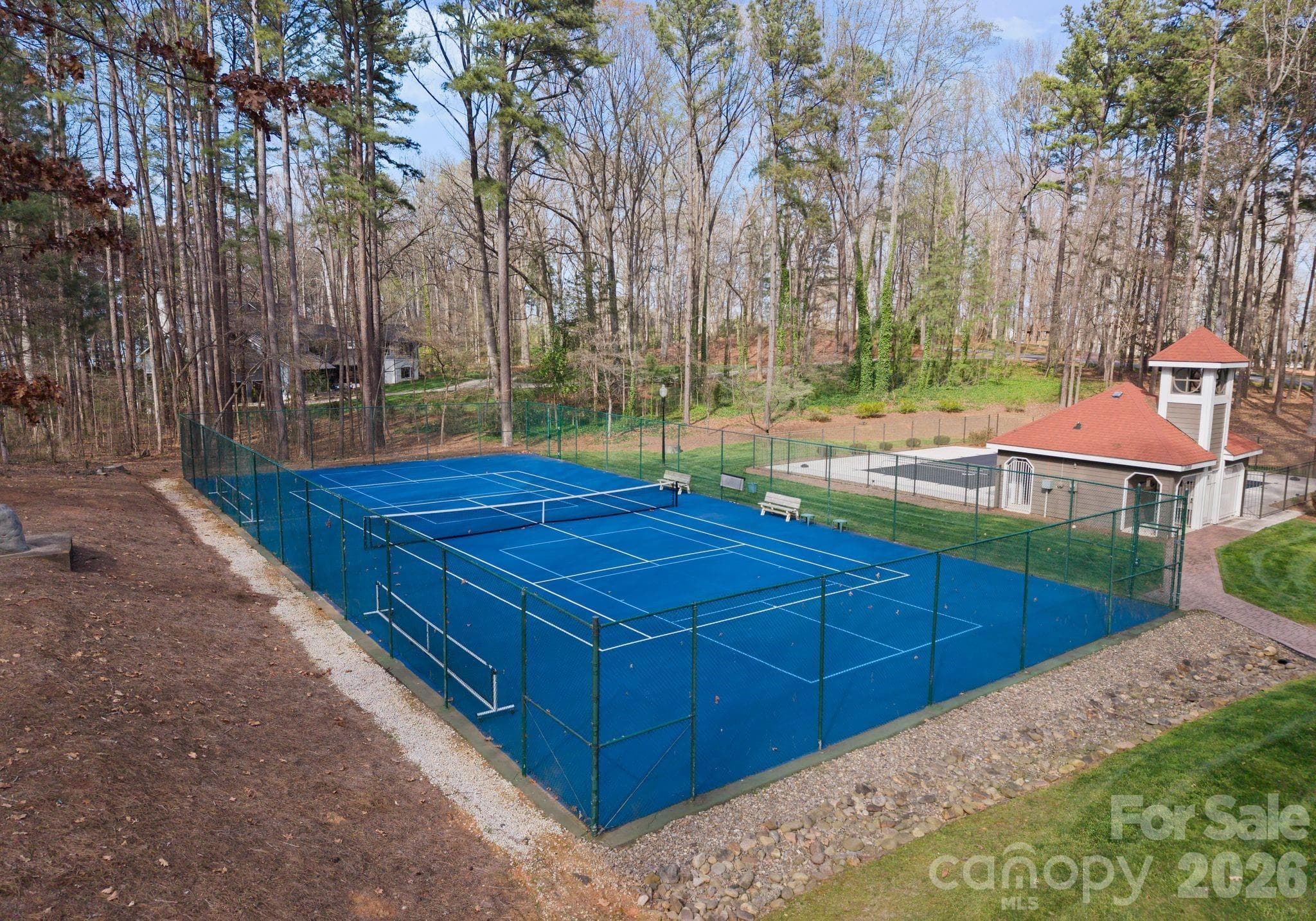Neighborhood Pickleball / Tennis Courts Next Door - 16208 Weatherly Way, Huntersville
