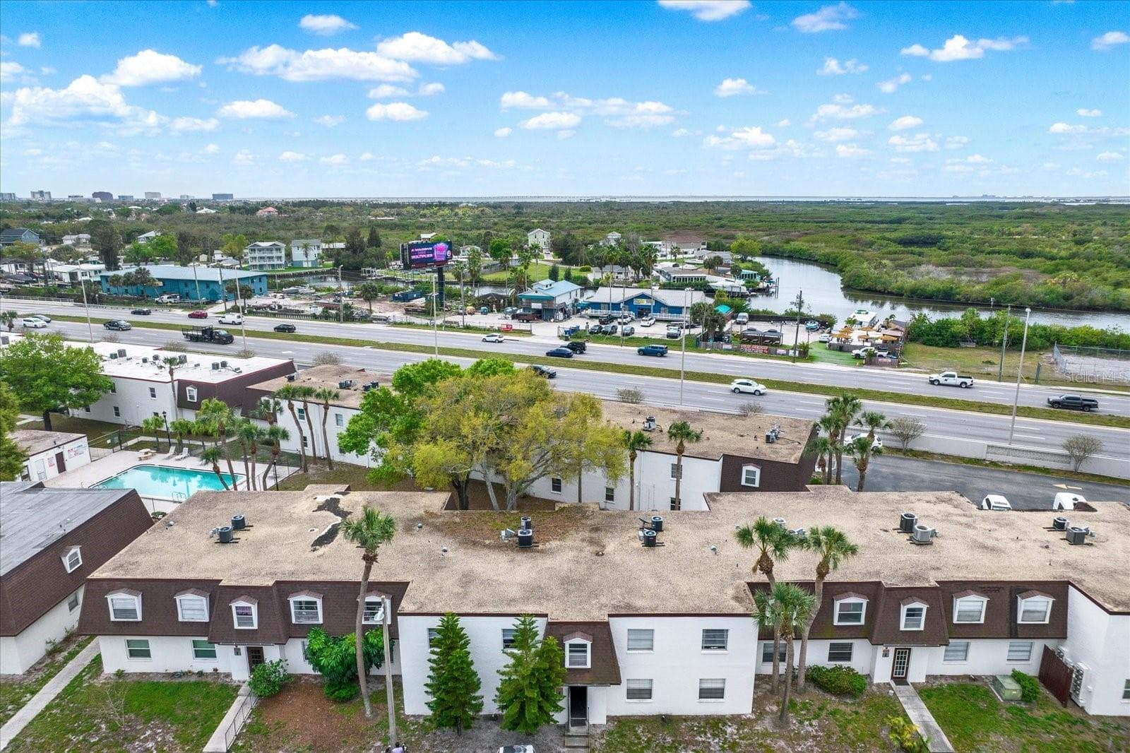 Aerial view - 9130 TUDOR DR #M105, TAMPA