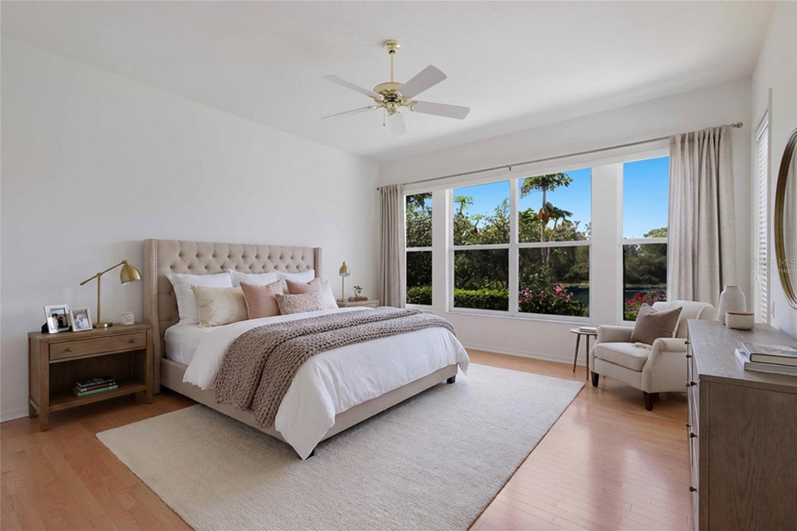 Primary Bedroom Virtually Staged - 8428 MISTY MORNING CT, LAKEWOOD RANCH
