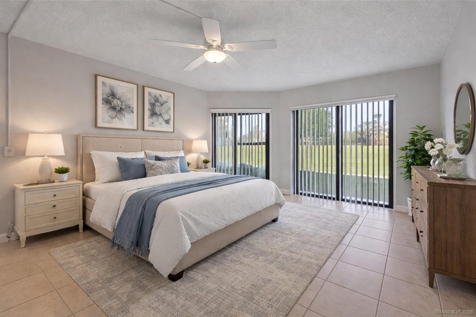 Virtually Staged Primary Bedroom - 3 CYPRESS RUN #35A, HOMOSASSA