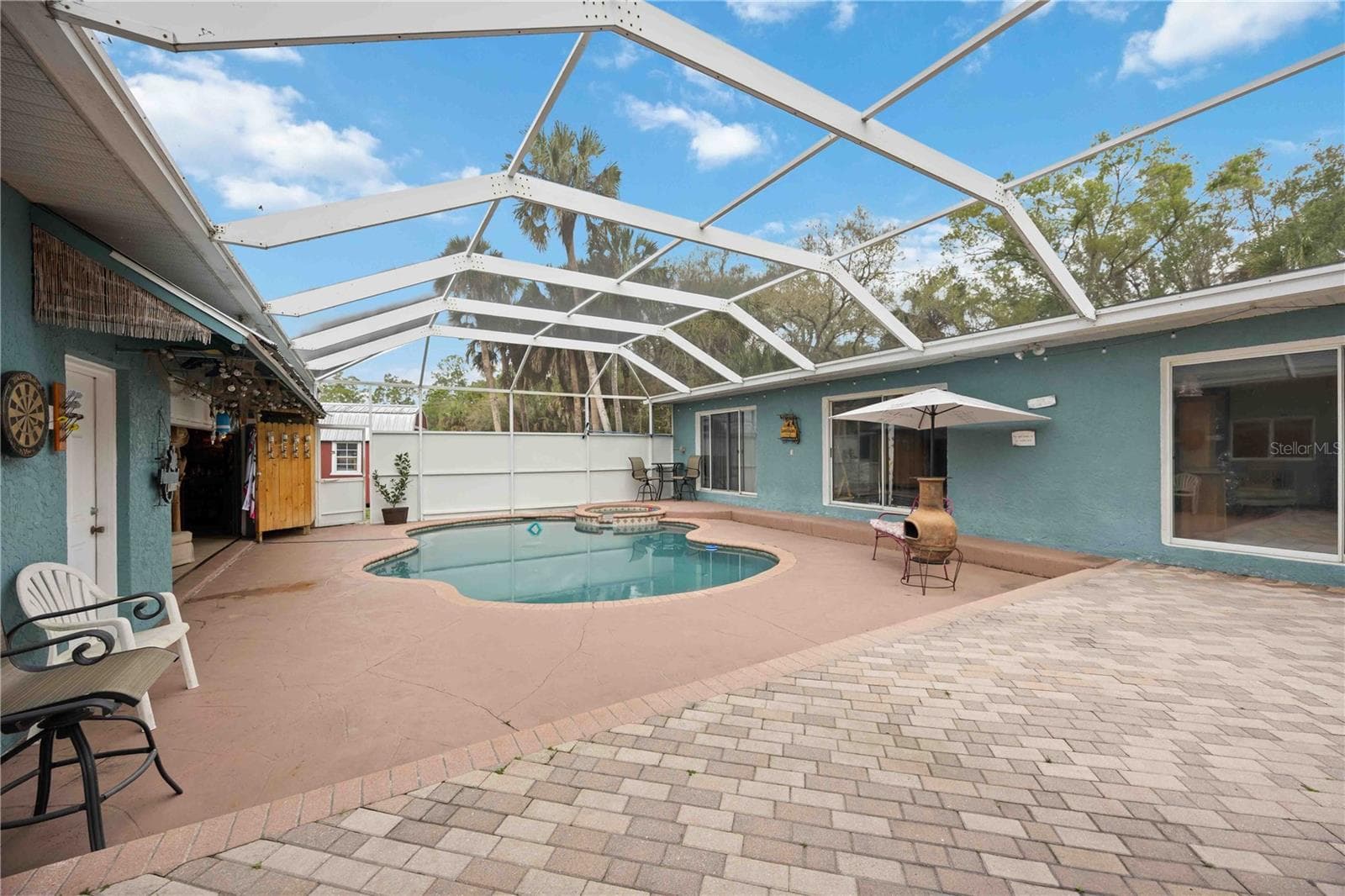 Lanai, pool and spa - 6649 PIMLICO ST, NORTH PORT