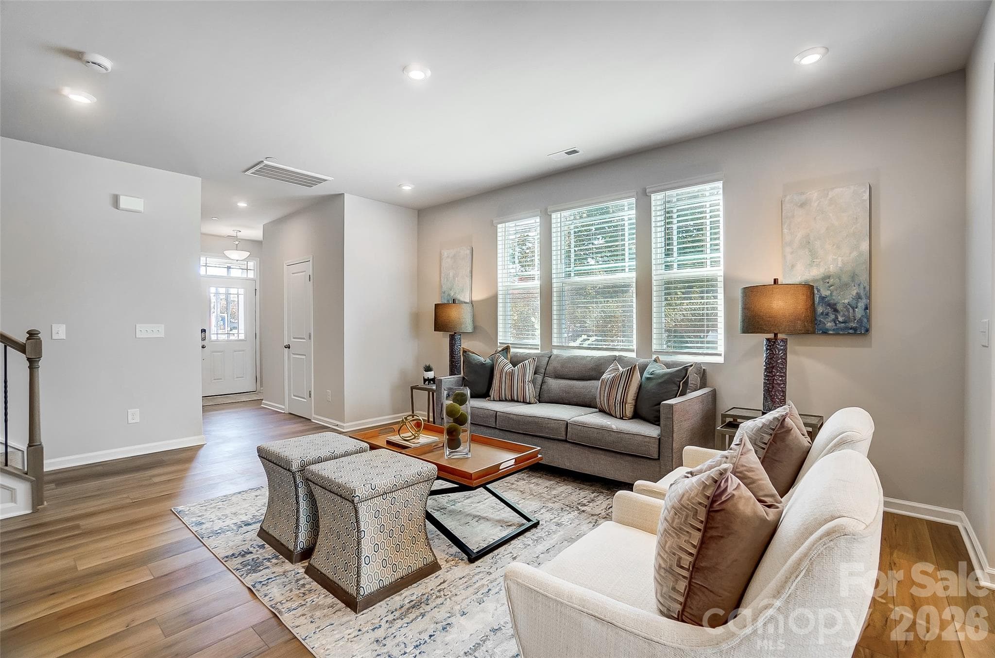 Living Room with View to Front Door-Photo Similar to Subject Property - Kannapolis