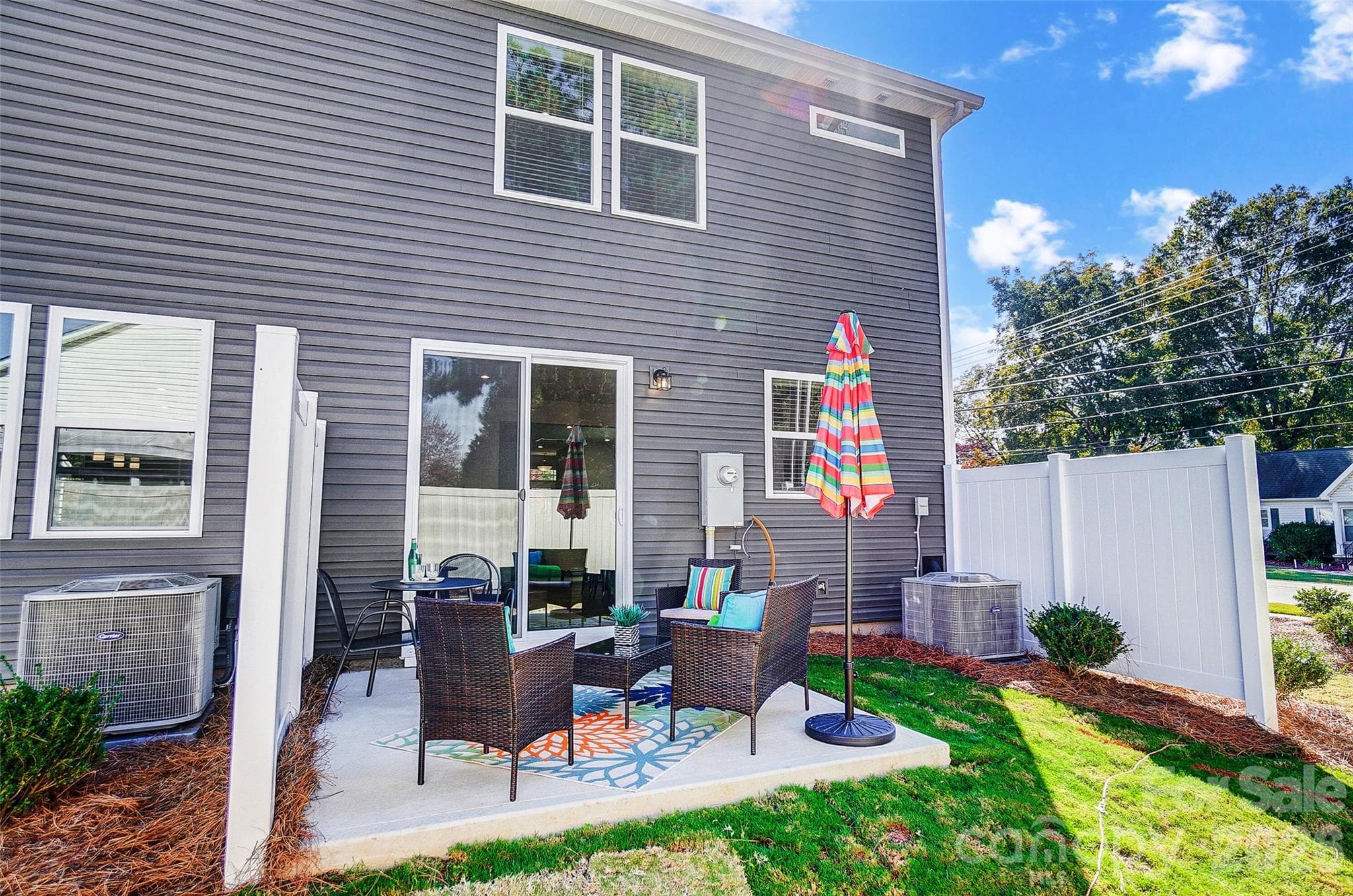 Back Patio with Privacy Fencing on the Sides-Photo Similar to Subject Property - Kannapolis