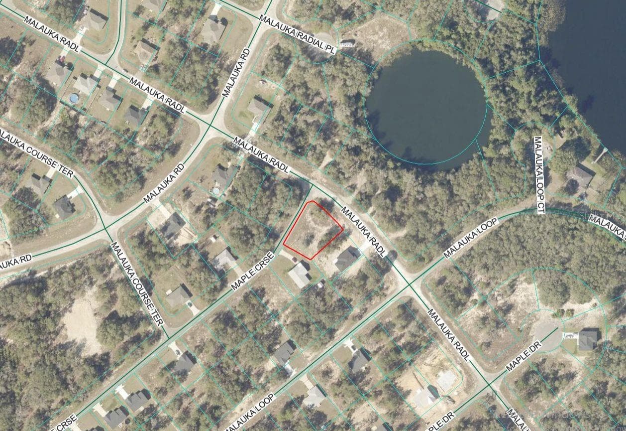 Aerial View Zoom Out - Lot 1 MALUKA RADL, OCKLAWAHA