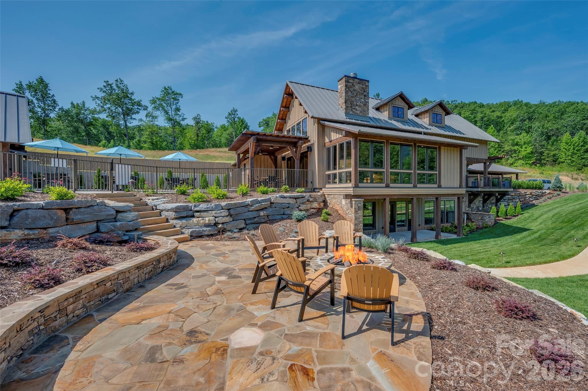 Lots of community gathering spots - Mill Spring