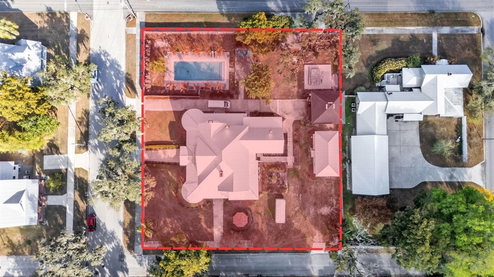 Aerial Border - 555 E STANFORD ST, BARTOW