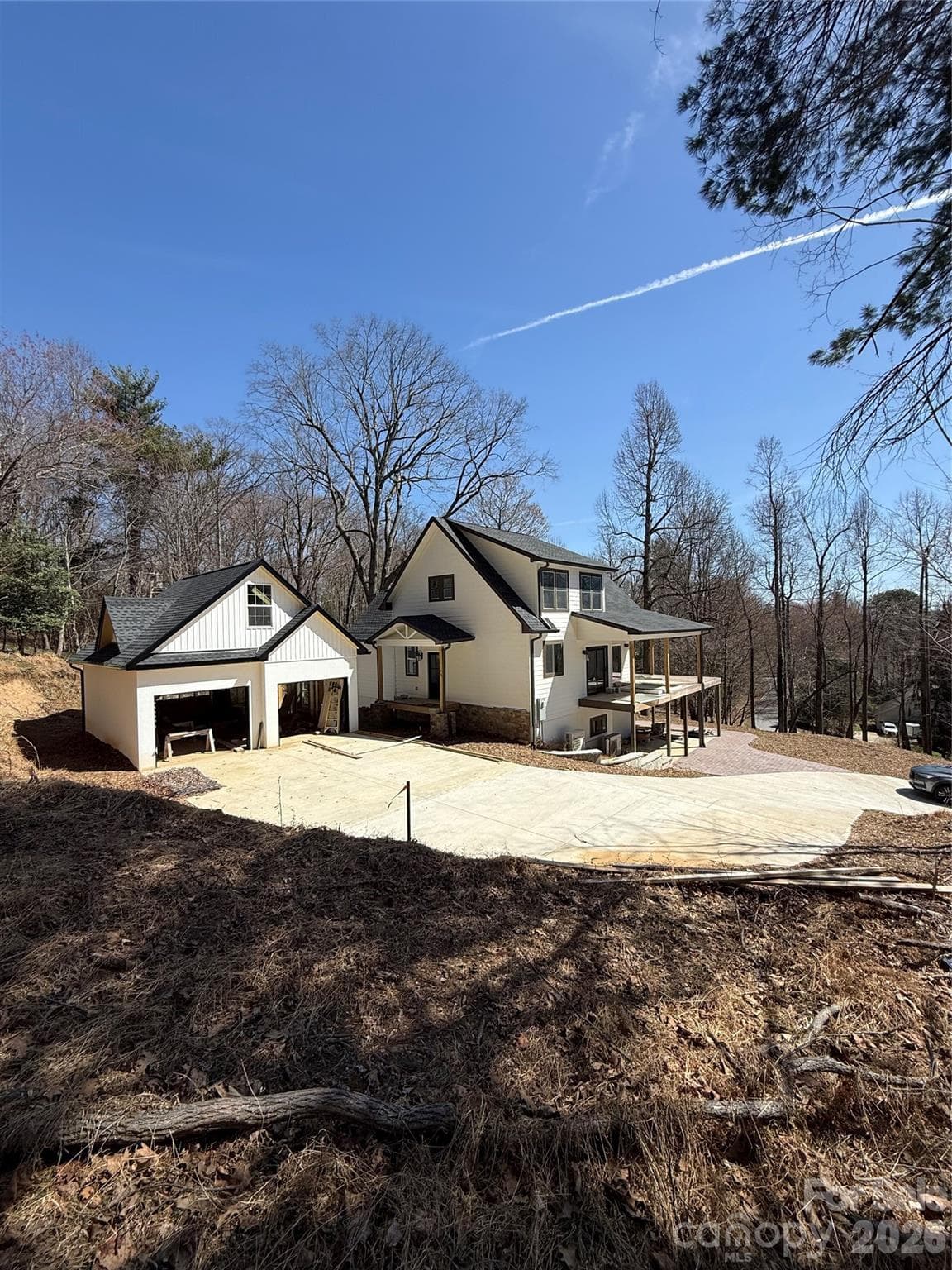 Neighboring house under construction - 3 Fawn Turn Lane, Hendersonville