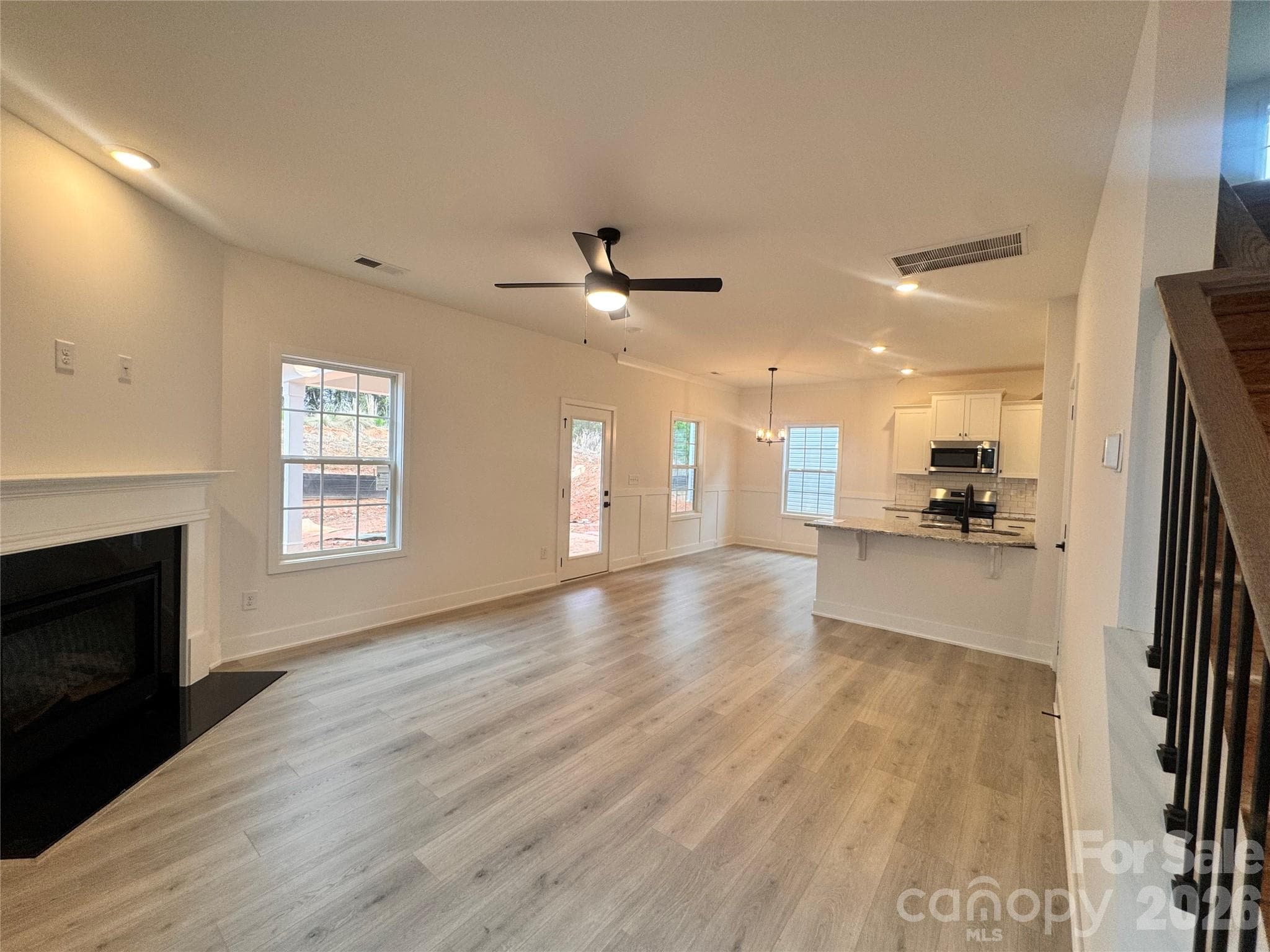 Living room into kitchen - Gastonia
