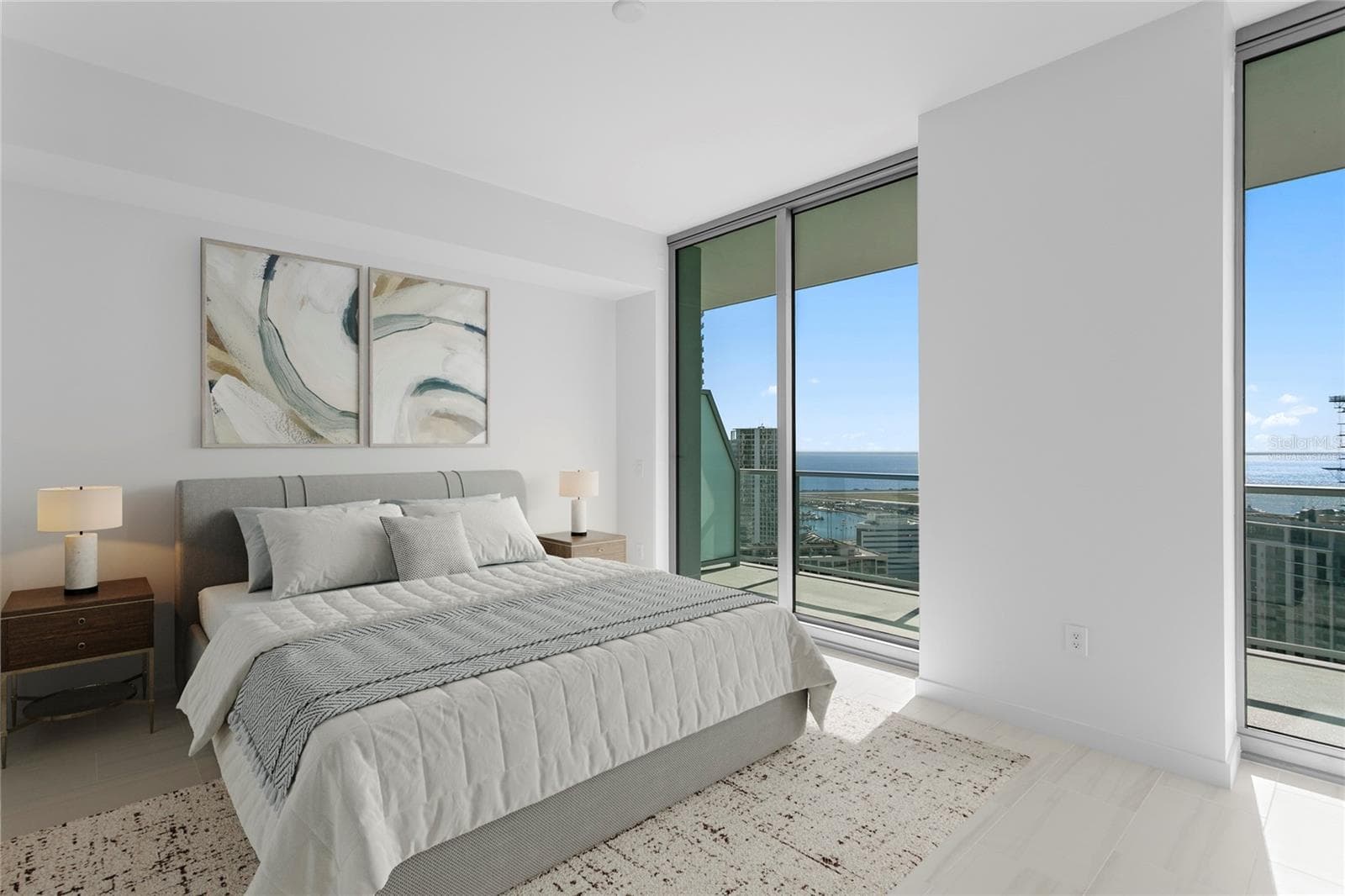 Virtually Staged - Primary Bedroom - 400 CENTRAL AVE #2806, ST PETERSBURG