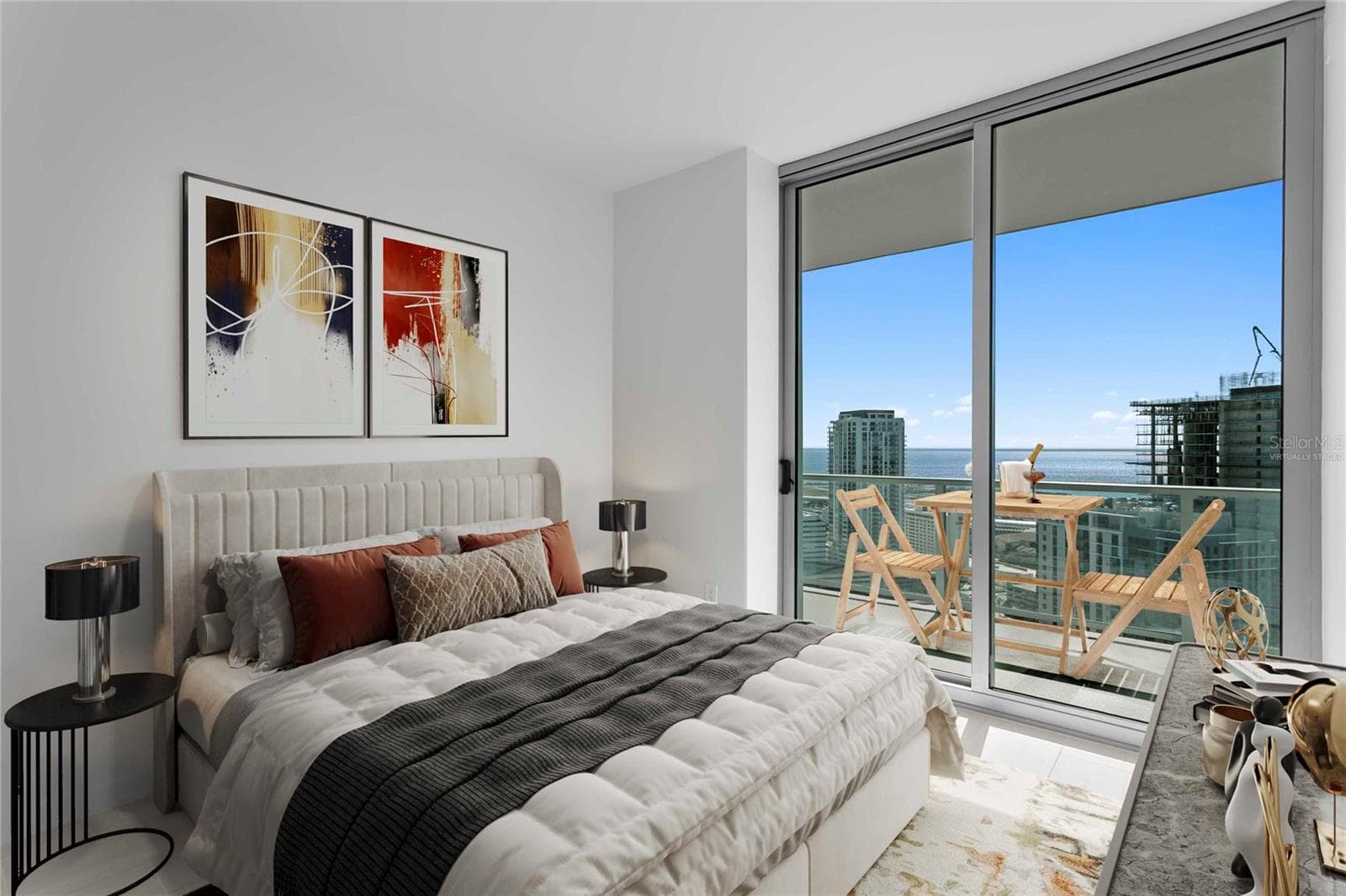 Virtually Staged -Bedroom 2 - 400 CENTRAL AVE #2806, ST PETERSBURG