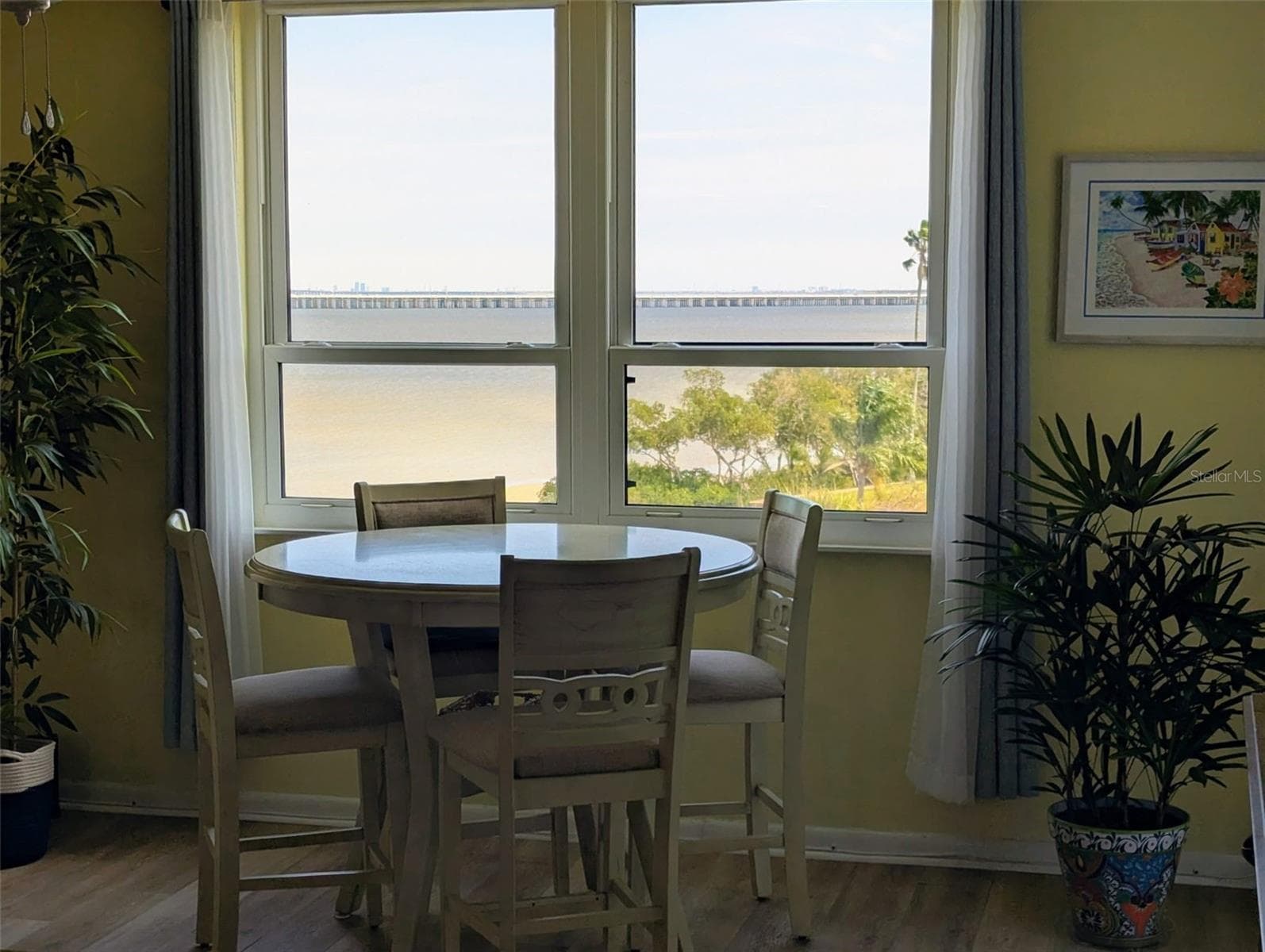 View from dining area. - 2616 COVE CAY DR #502, CLEARWATER