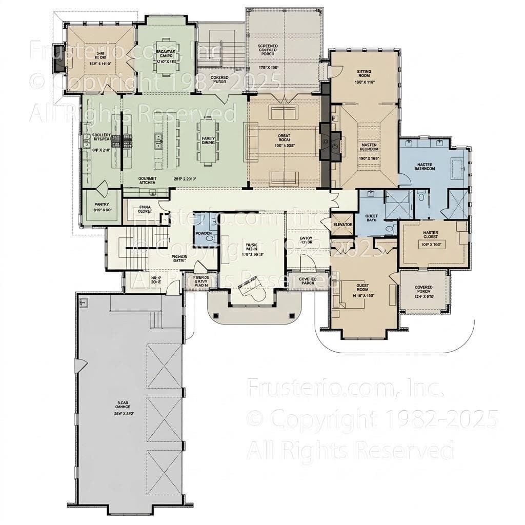 Main level floor plan - Waxhaw