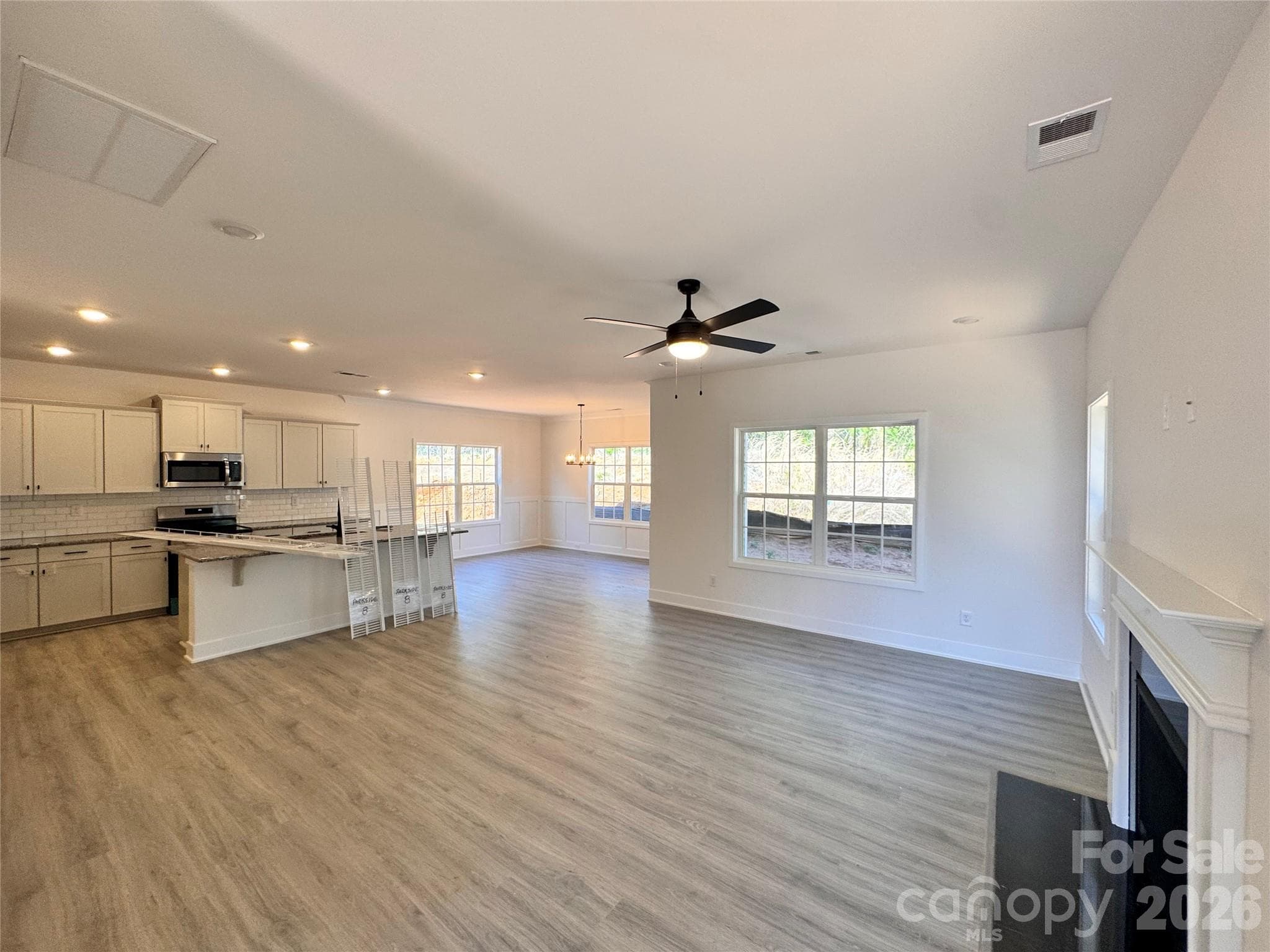 Living room into kitchen and breakfast area - Gastonia