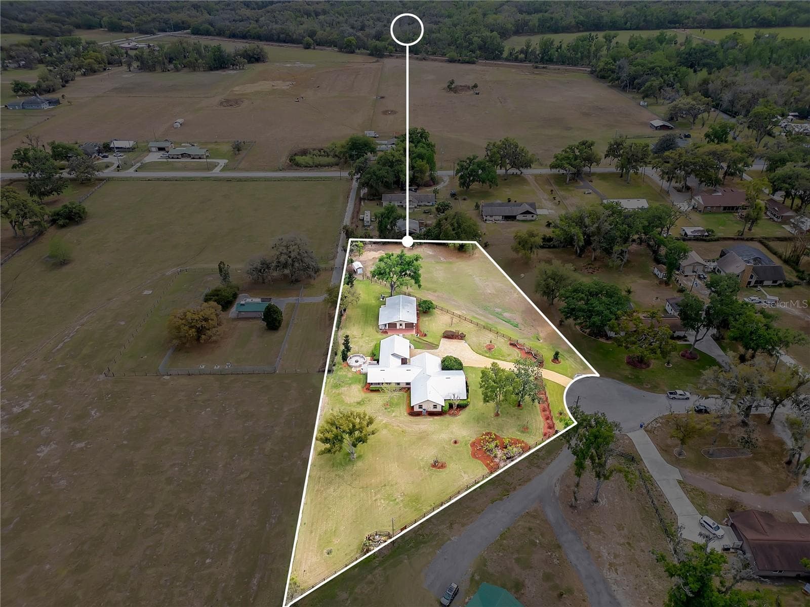 Aerial view of lot - 1401 BUELL CT, PLANT CITY
