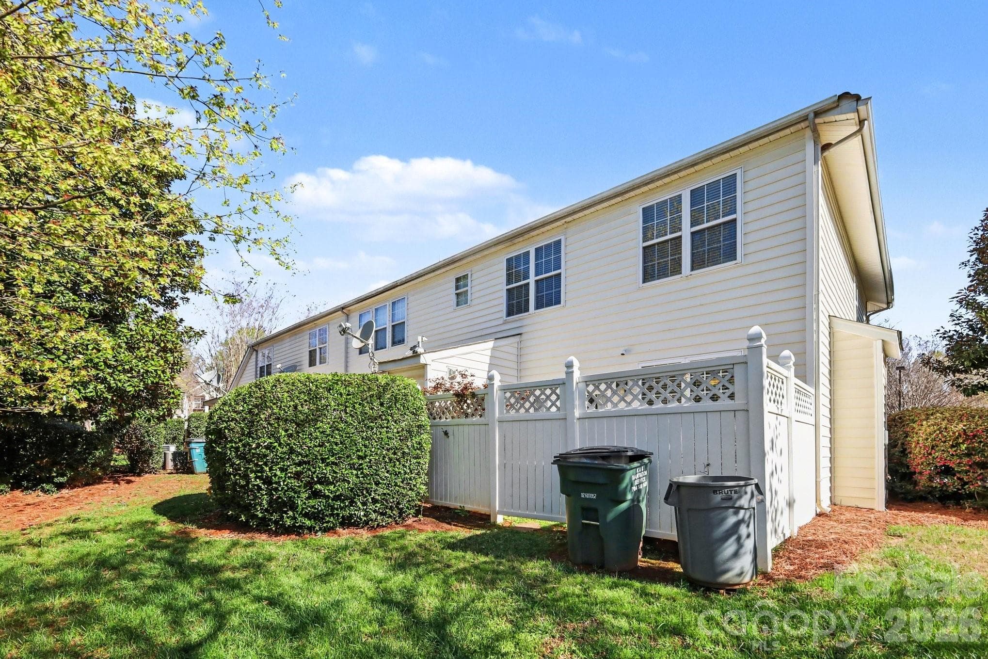 Rear of townhome - 8411 Chaceview Court, Charlotte