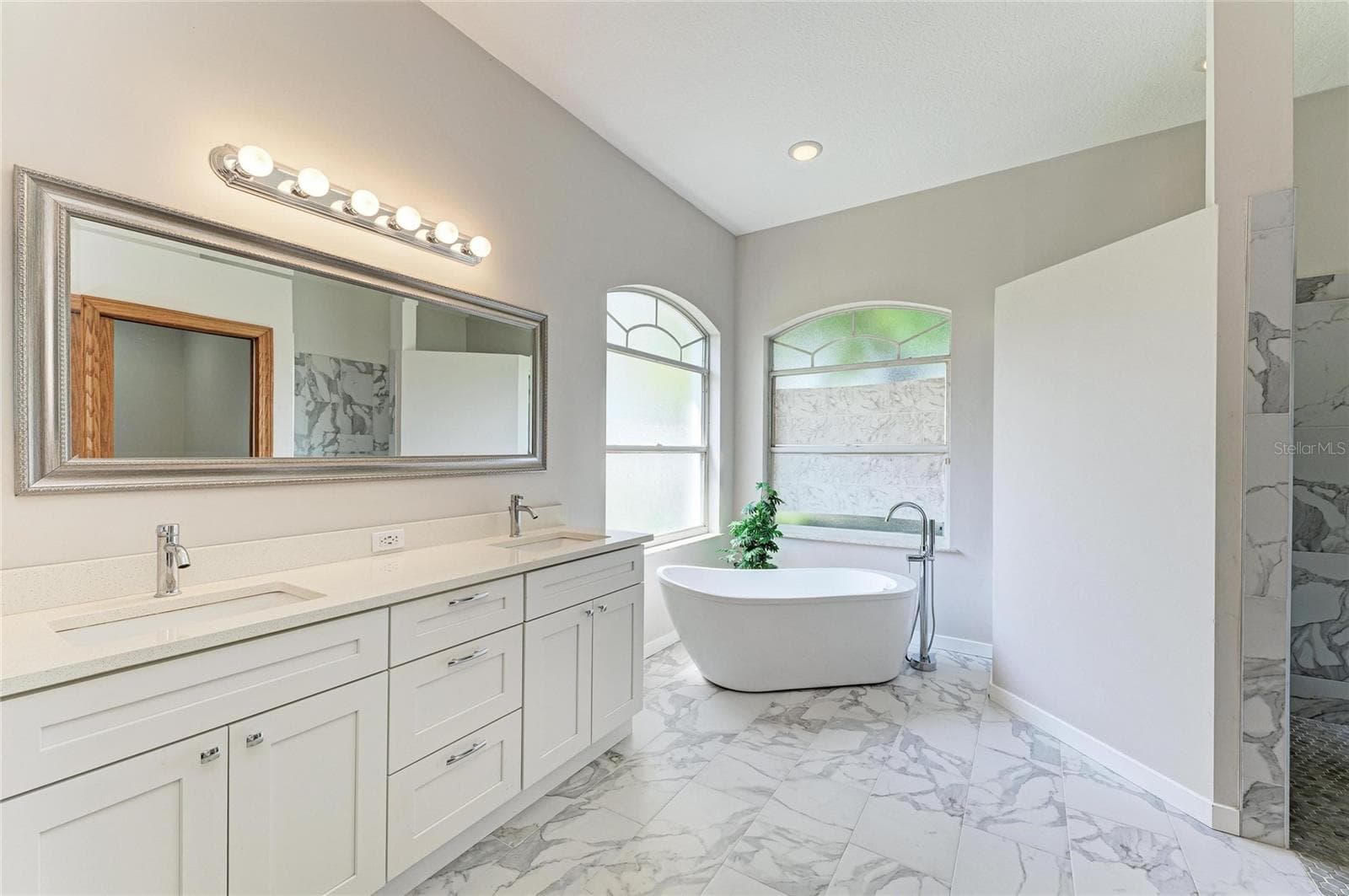 Main bathroom updated 2021 - 7604 52ND TER E, BRADENTON