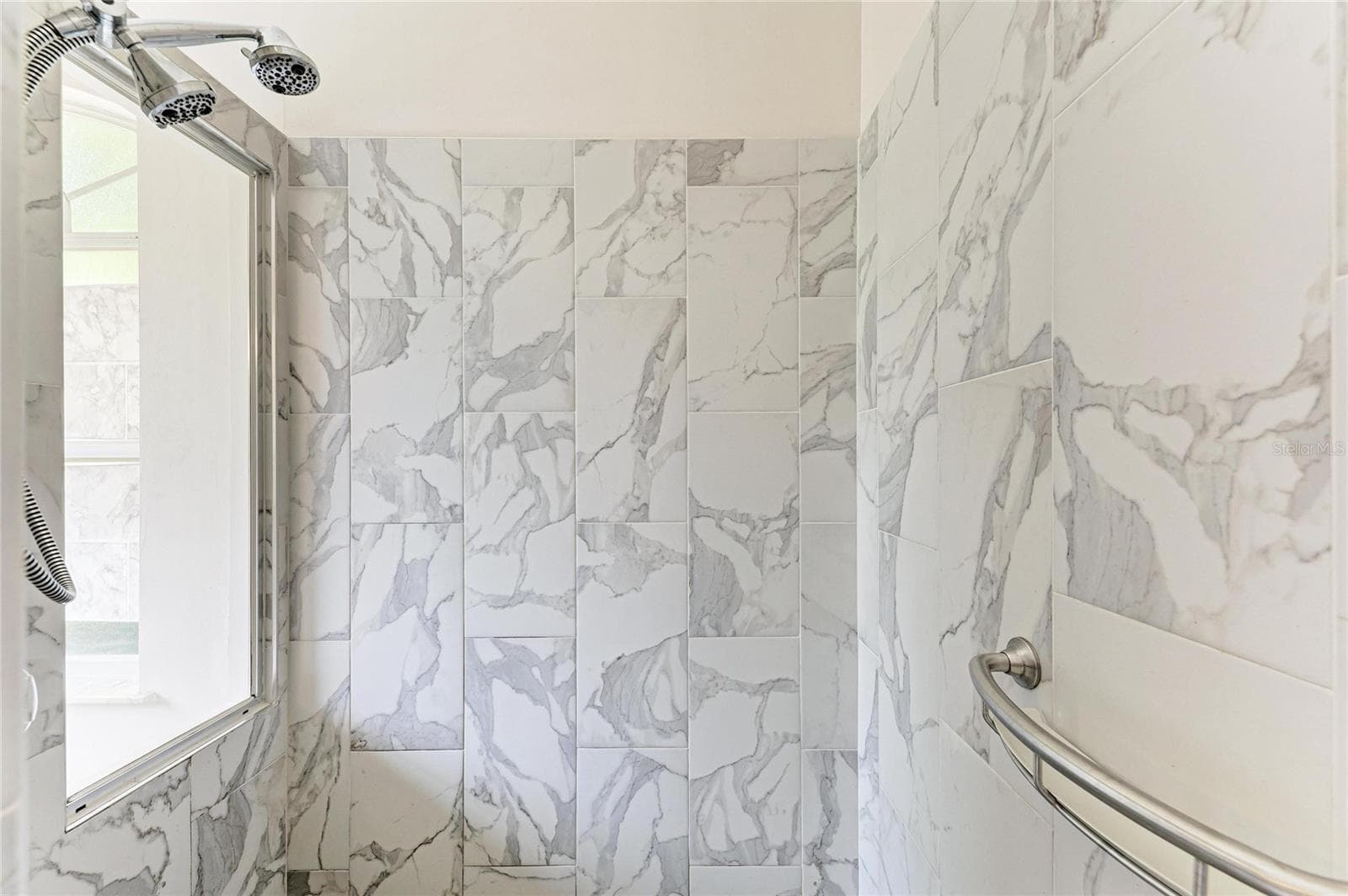 Tiled main shower - 7604 52ND TER E, BRADENTON