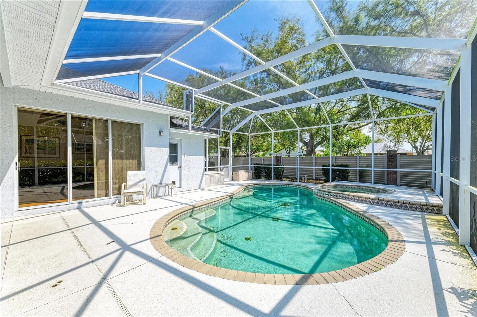 Pool cage re-screened and painted in 2025 - 7604 52ND TER E, BRADENTON