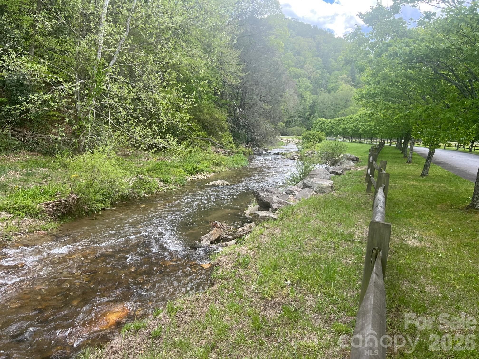 creek as you drive in - Lenoir
