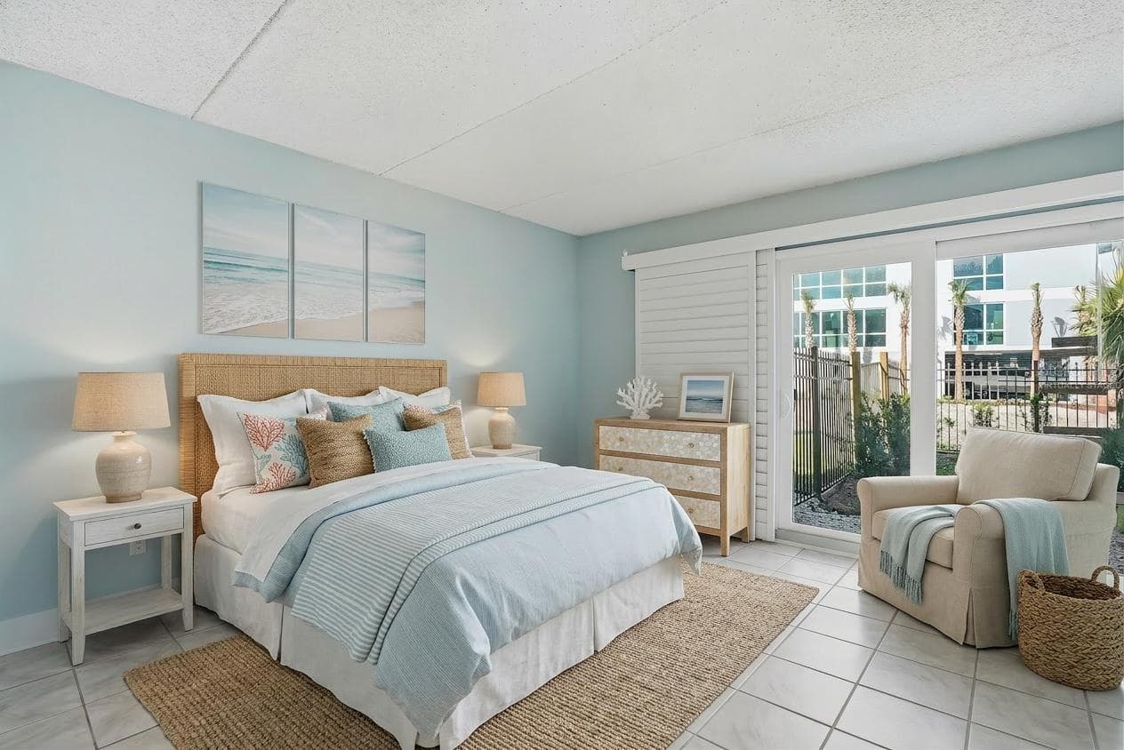 Bedroom 2 Virtually staged - 868 BAYWAY BLVD #101, CLEARWATER BEACH