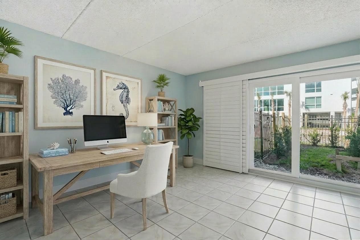 Bedroom 2 Virtually staged - 868 BAYWAY BLVD #101, CLEARWATER BEACH