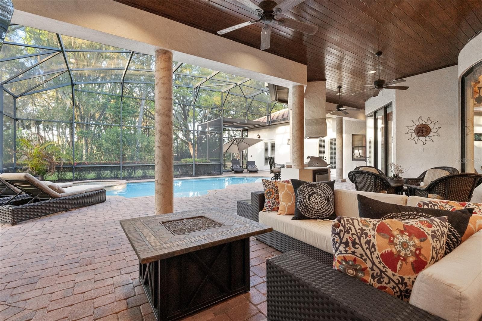 Pool/Lanai - 7341 BELLA FORESTA PL, SANFORD