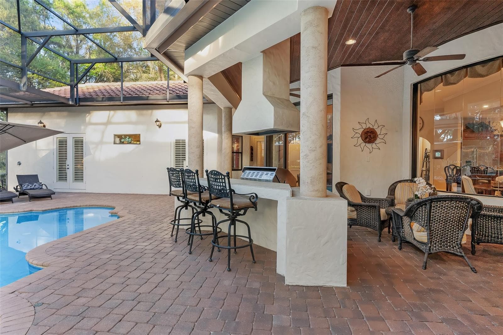 Pool/Lanai - 7341 BELLA FORESTA PL, SANFORD