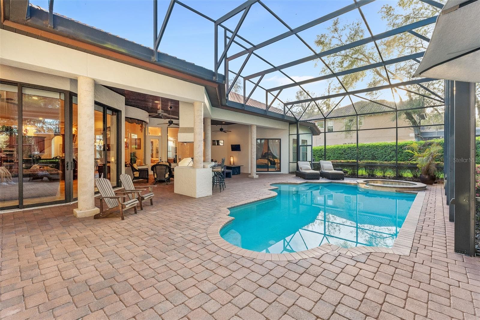 Pool/Lanai - 7341 BELLA FORESTA PL, SANFORD