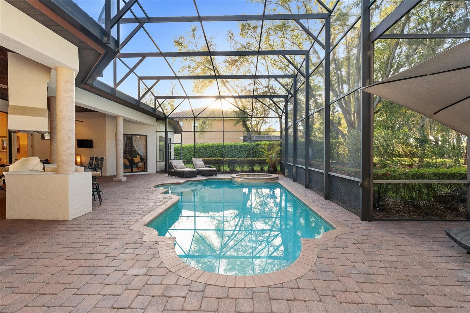 Pool/Lanai - 7341 BELLA FORESTA PL, SANFORD