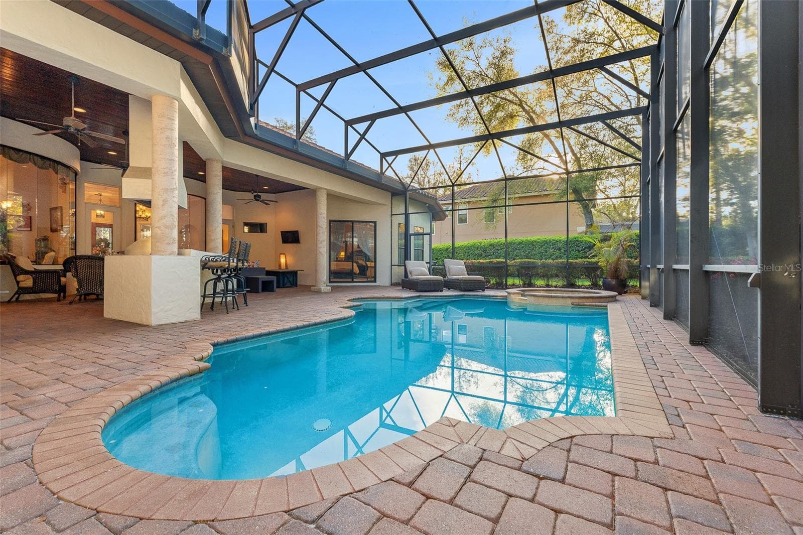 Pool/Lanai - 7341 BELLA FORESTA PL, SANFORD