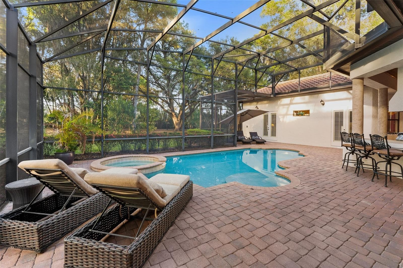 Pool/Lanai - 7341 BELLA FORESTA PL, SANFORD