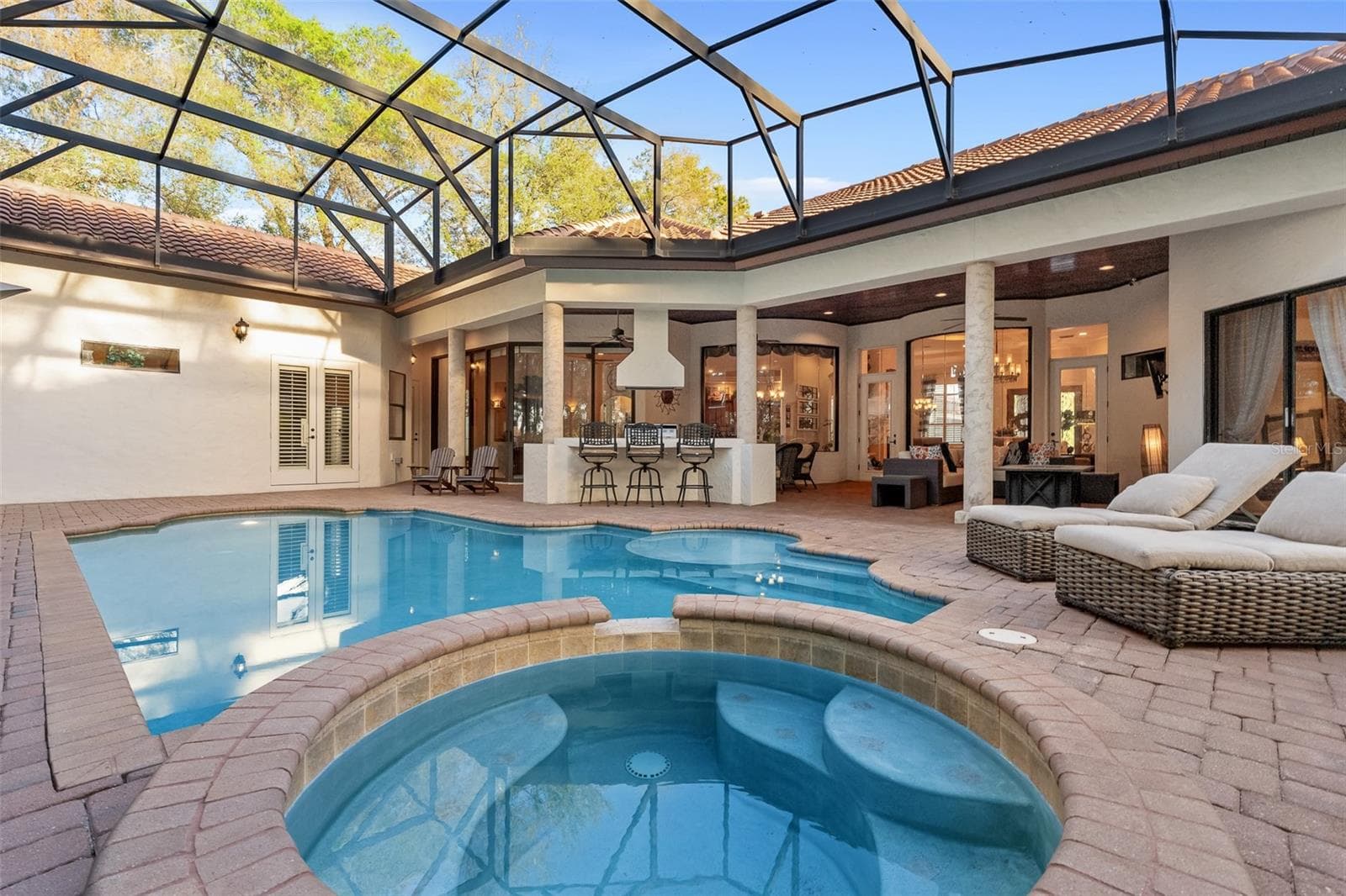Pool/Lanai - 7341 BELLA FORESTA PL, SANFORD