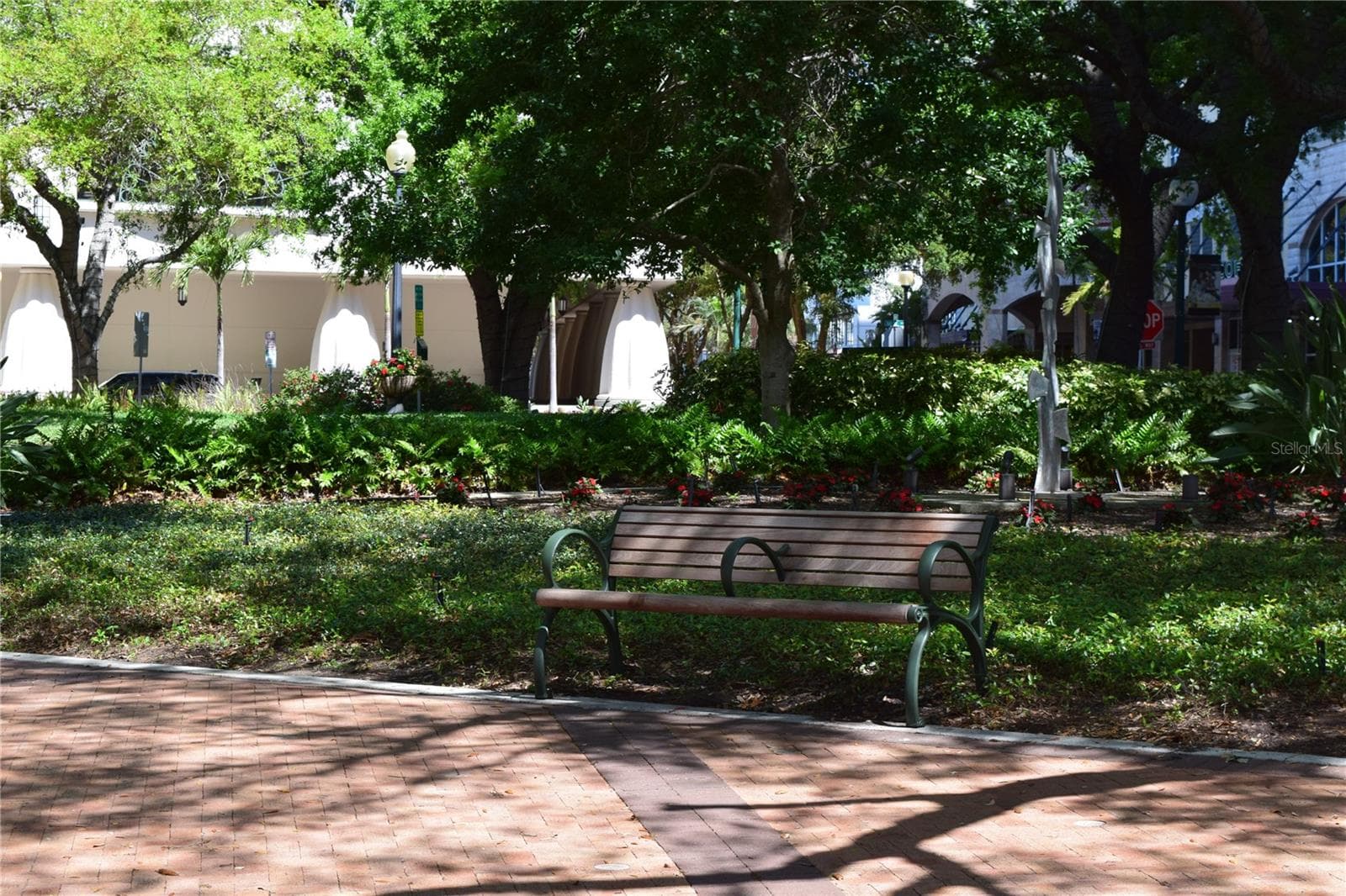 Park is cross the street from Plaza Five Points - 50 CENTRAL AVE #15A, SARASOTA