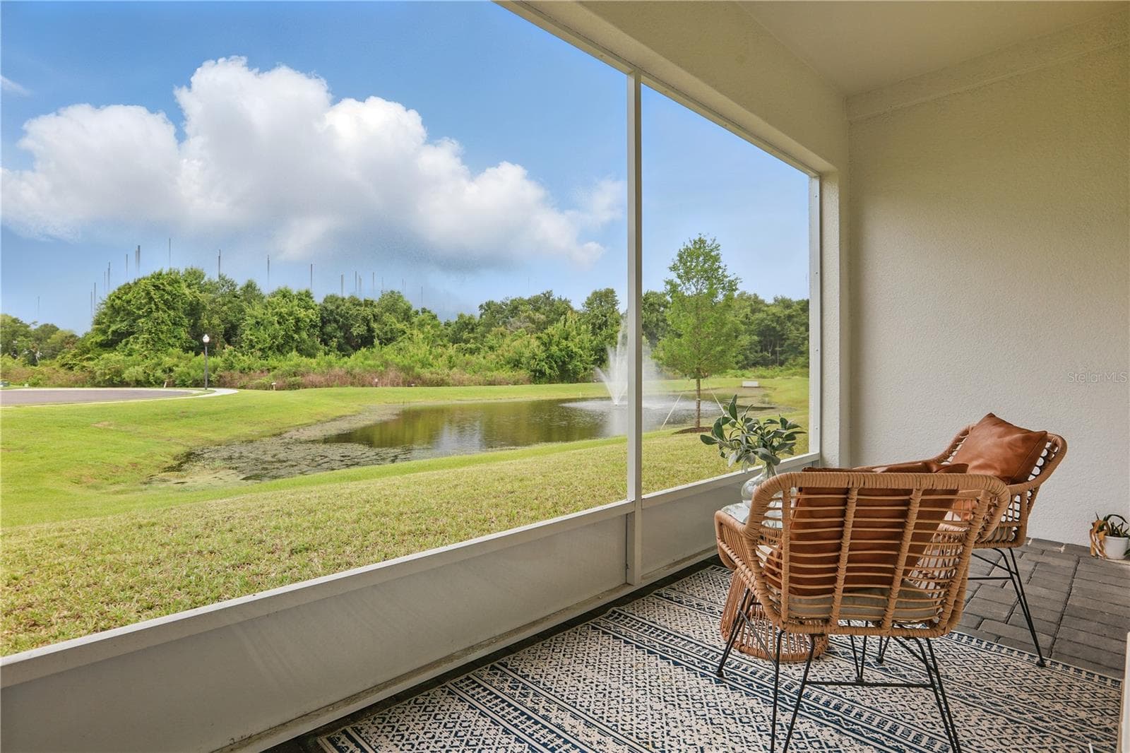 Back Porch views - 1462 BROOKDALE CT, OVIEDO