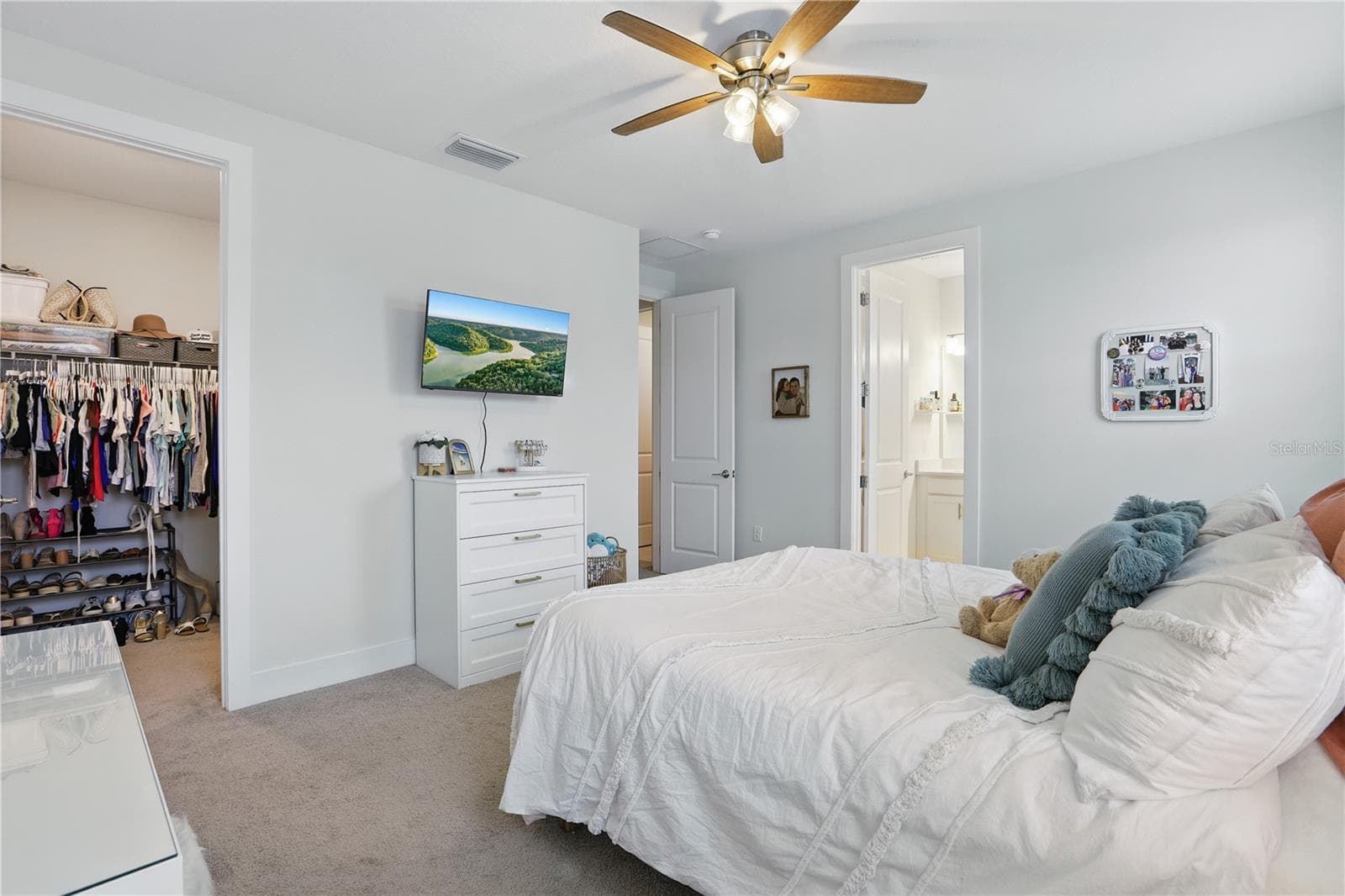 Primary Bedroom + Closet - 1462 BROOKDALE CT, OVIEDO