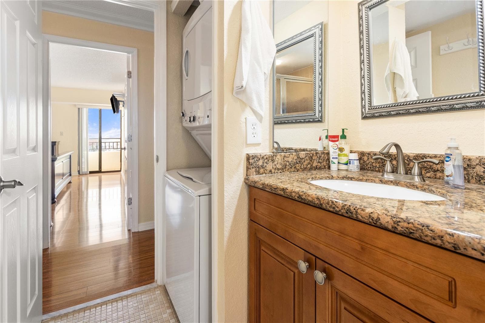 Guest Bath-NEW LAUNDRY machine - 830 S GULFVIEW BLVD #501, CLEARWATER BEACH