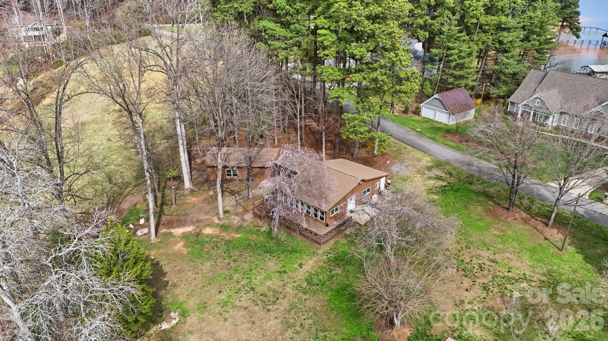 Aerial of structures - Troutman