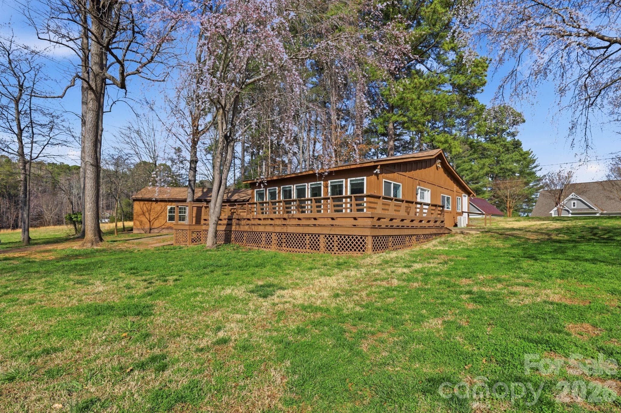 View from lake - structures - Troutman