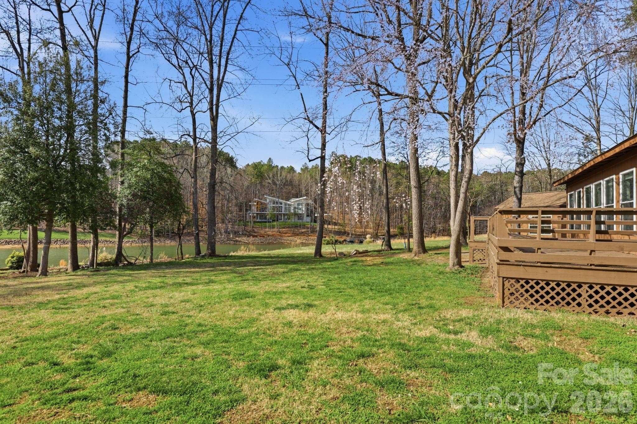 View from lot across cove to right - Troutman