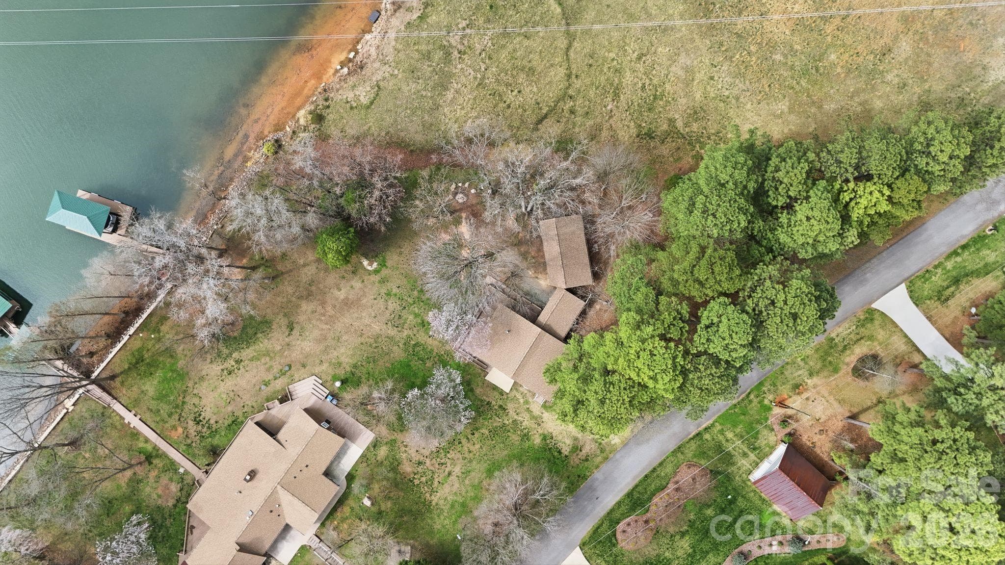 Aerial above lot - Troutman