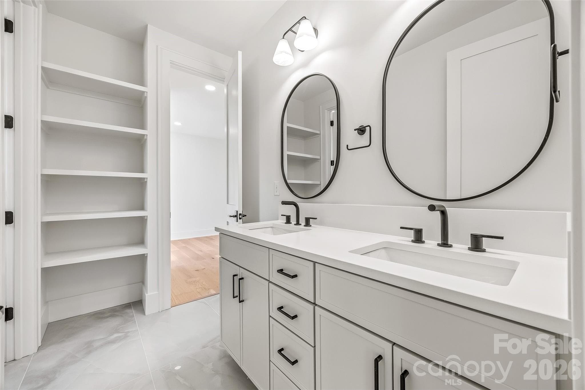 Jack and Jill bath between BR 2 and 3 - 7109 Essington Drive, Charlotte