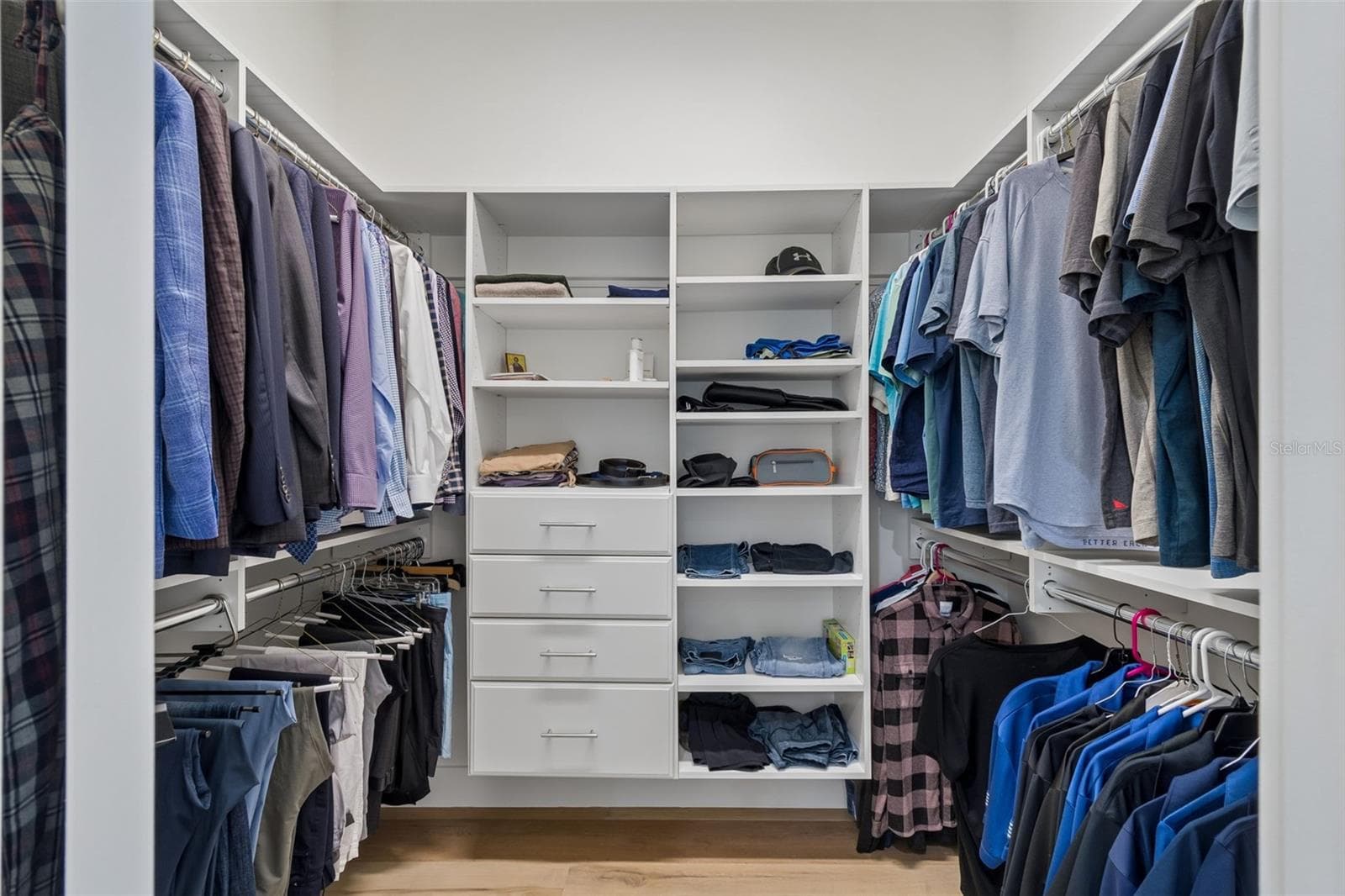 1st of 2 Custom organized walk-in closets - 5410 BAYSHORE BLVD, TAMPA