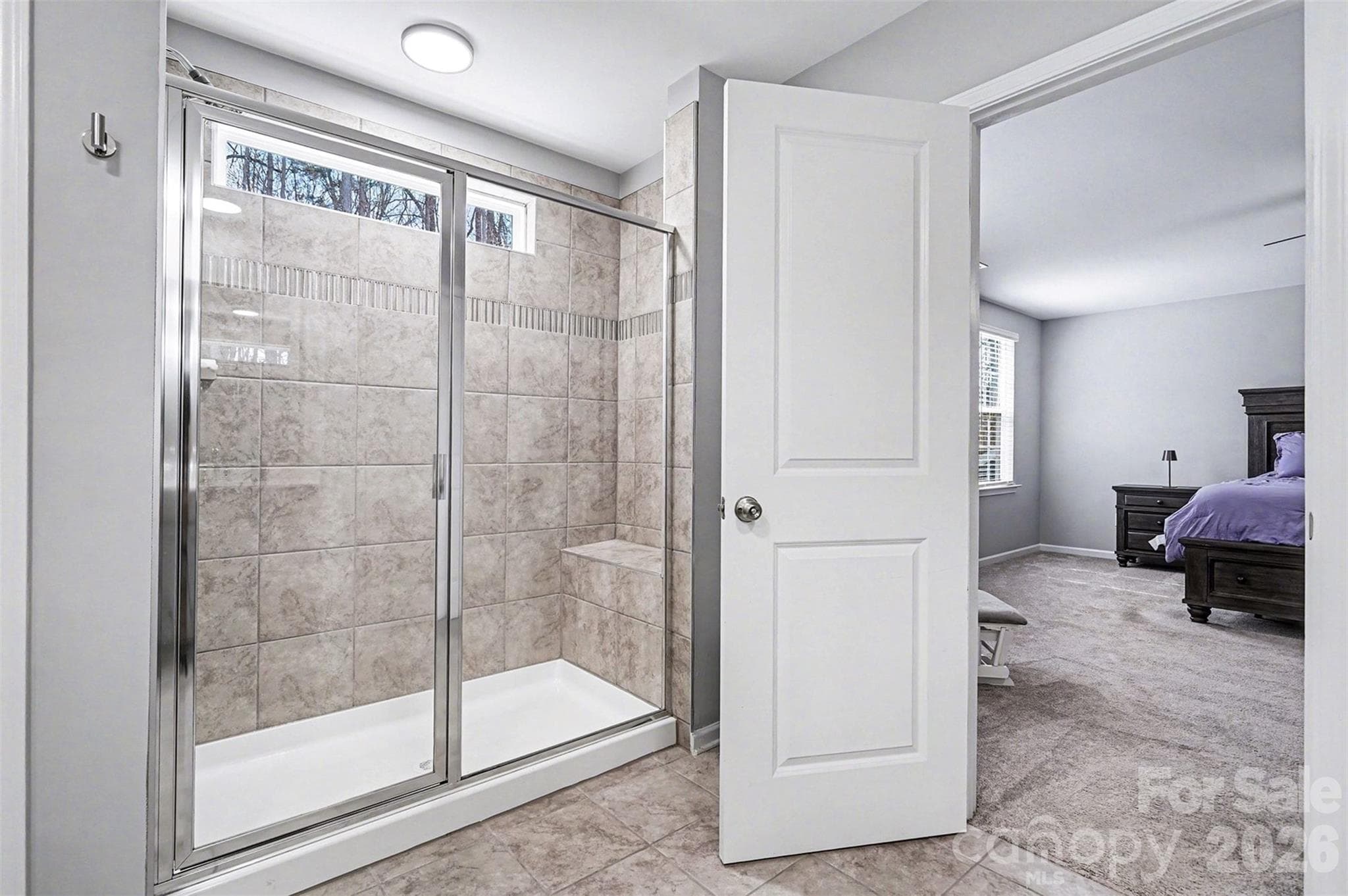 Primary bathroom oversized shower - 310 Hamptons Cove Road, Troutman