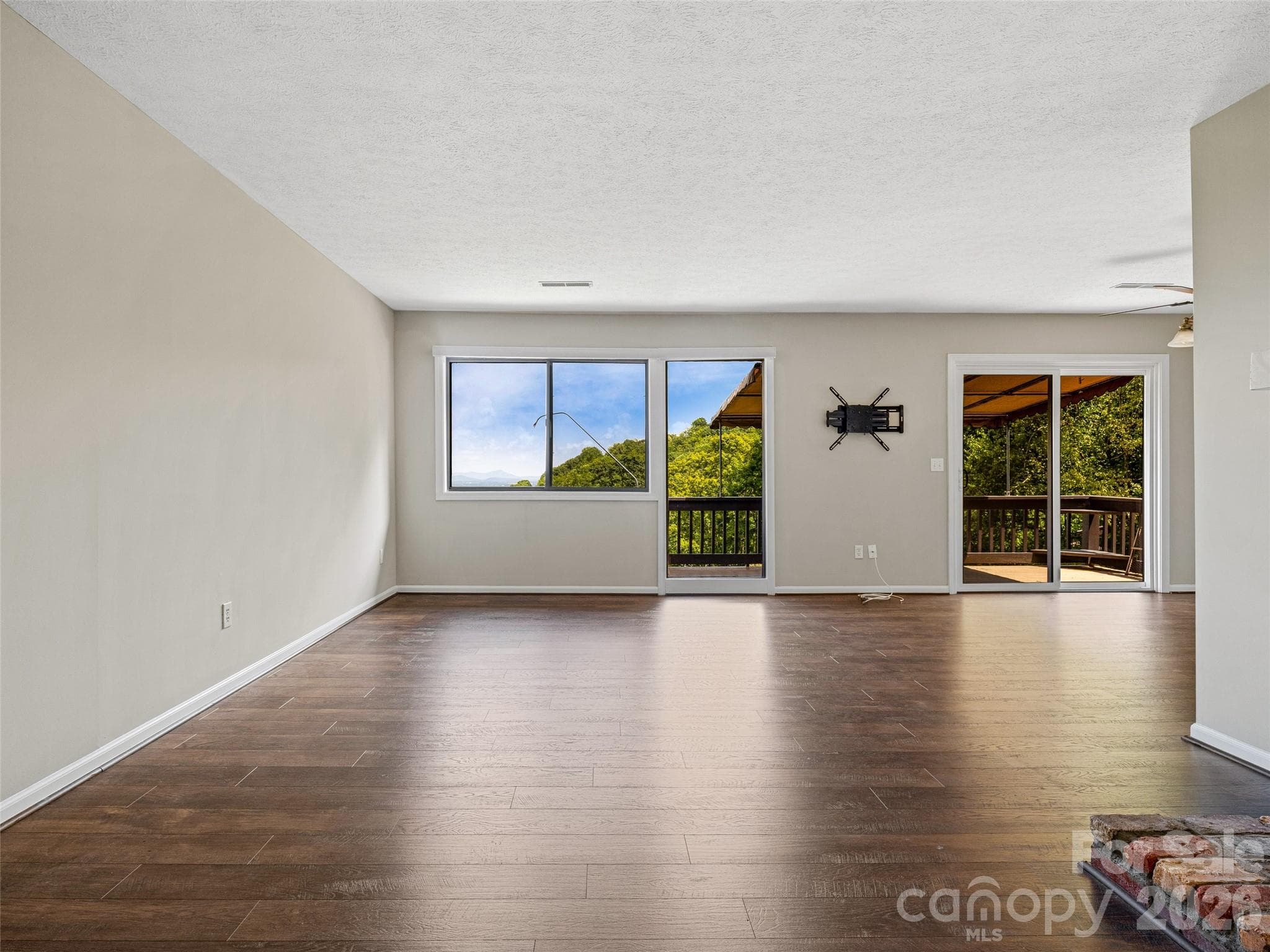 Living room from the foyer - Hendersonville