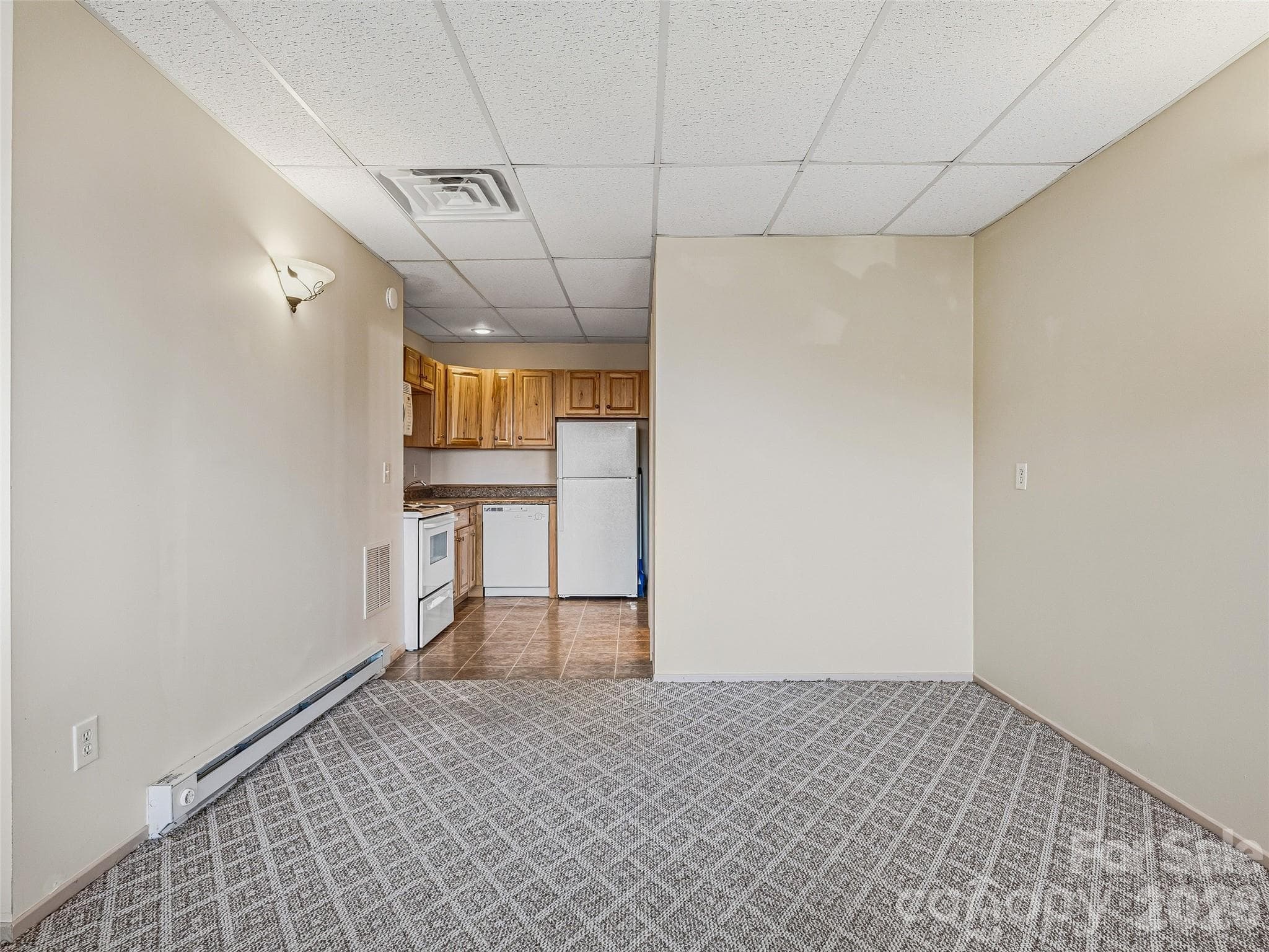 Basement apartment living room and full kitchen - Hendersonville