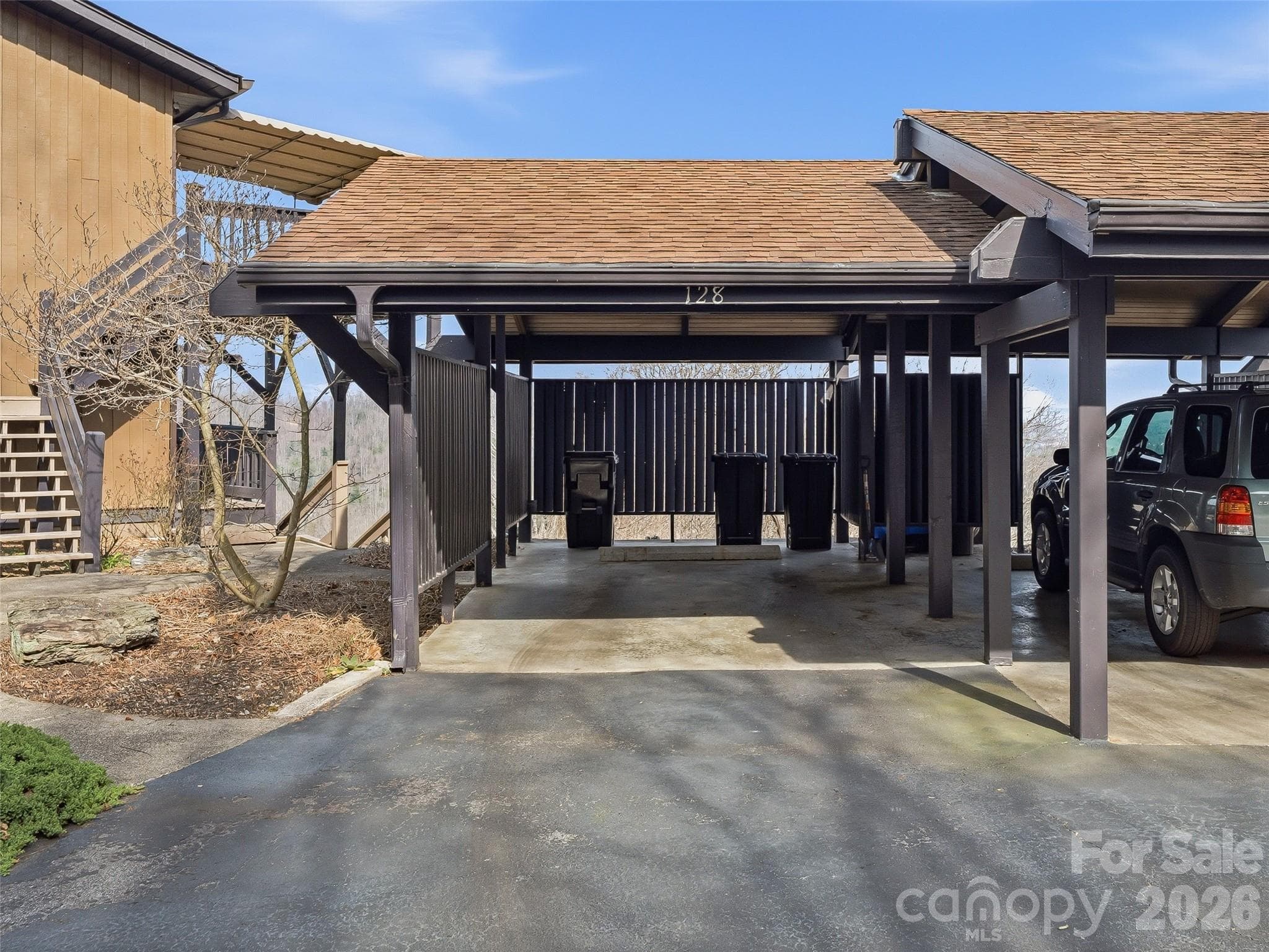 Carport for unit 128 - Hendersonville