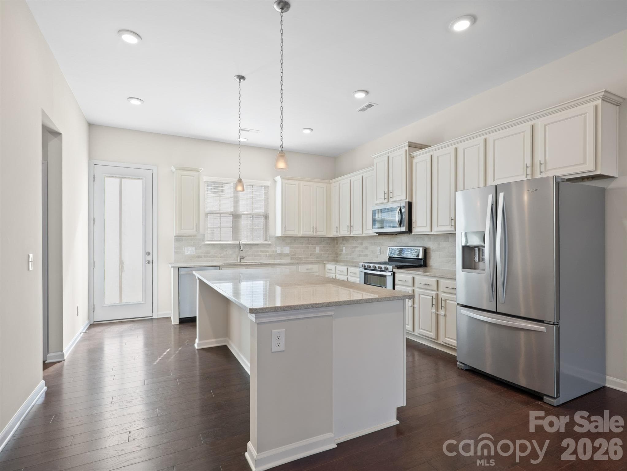 Kitchen with large island. - Charlotte